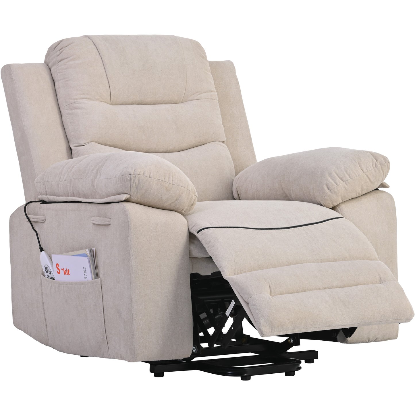 Celestial Power Lift Massage Recline Chair - Beige