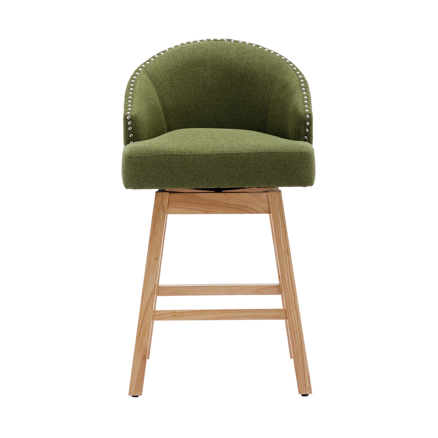 COOLMORE Bar Stools - Green Set of 2