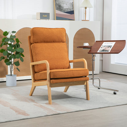 Barton Modern Rocking Chair - Caramel