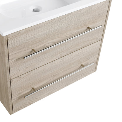 24 Inch Elegant Wall Mounted Bathroom Vanity