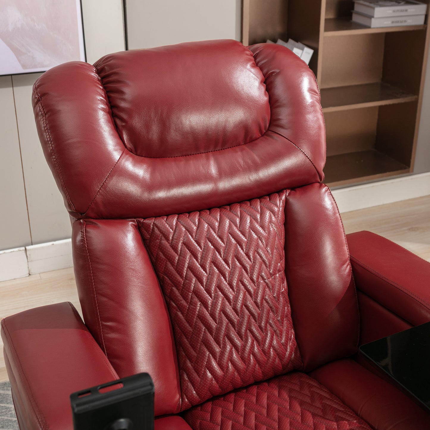 Comfort Max 270 Degree Swivel Power Recliner - Red