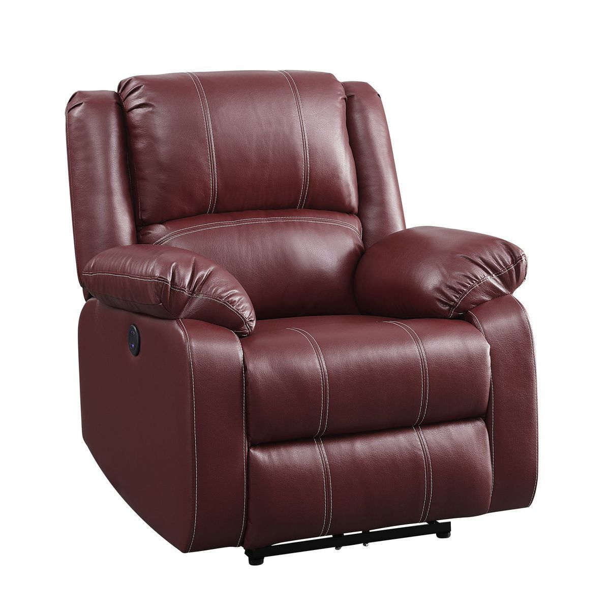 Vortex PU Power Recliner - Red