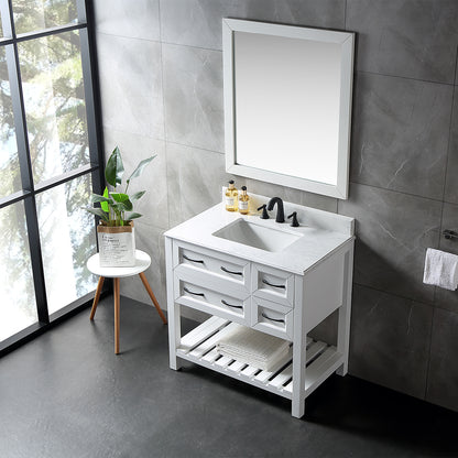 Freestanding Bath Vanity - White