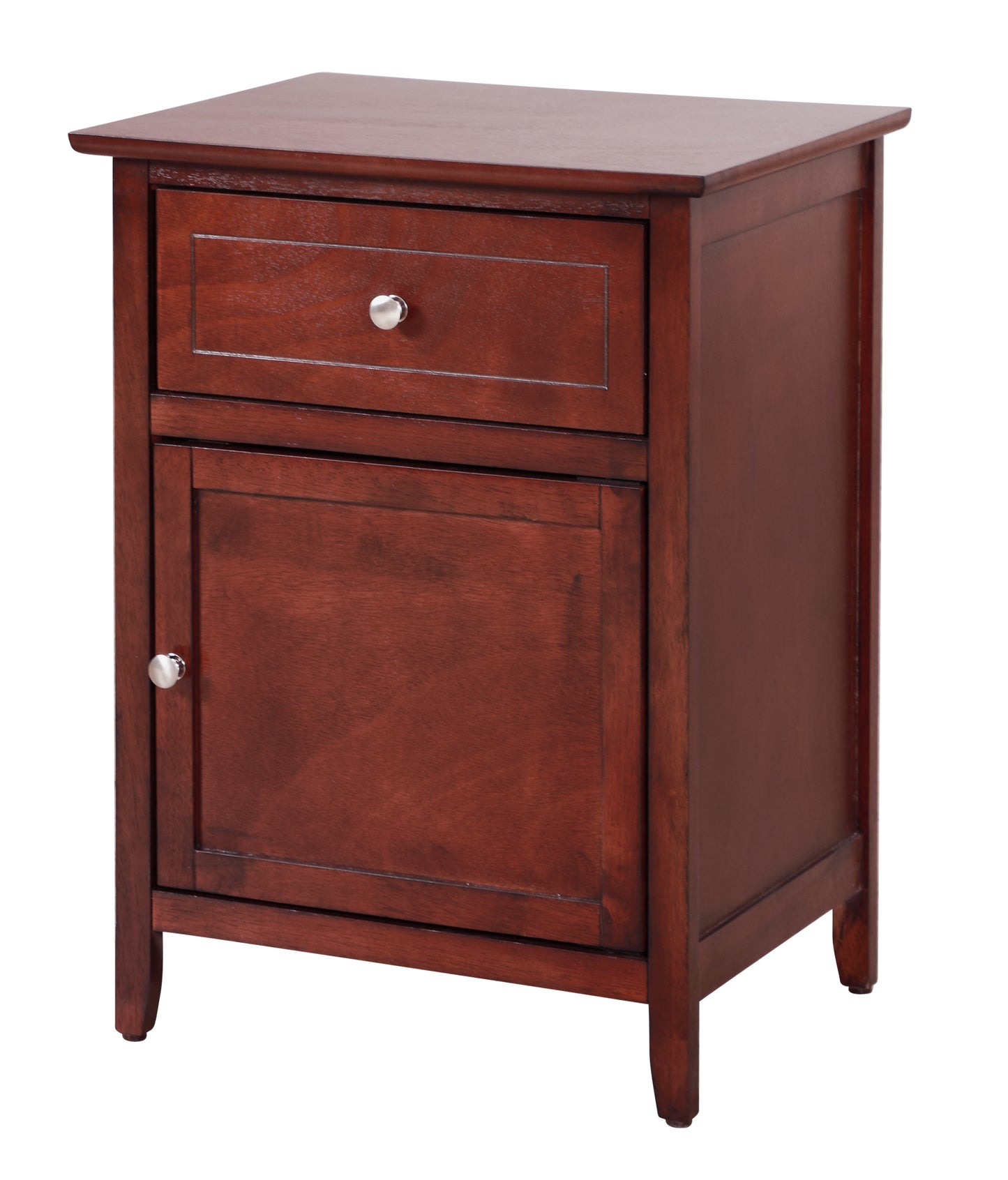 Izzy 1 Drawer 1 Door Nightstand - Cherry