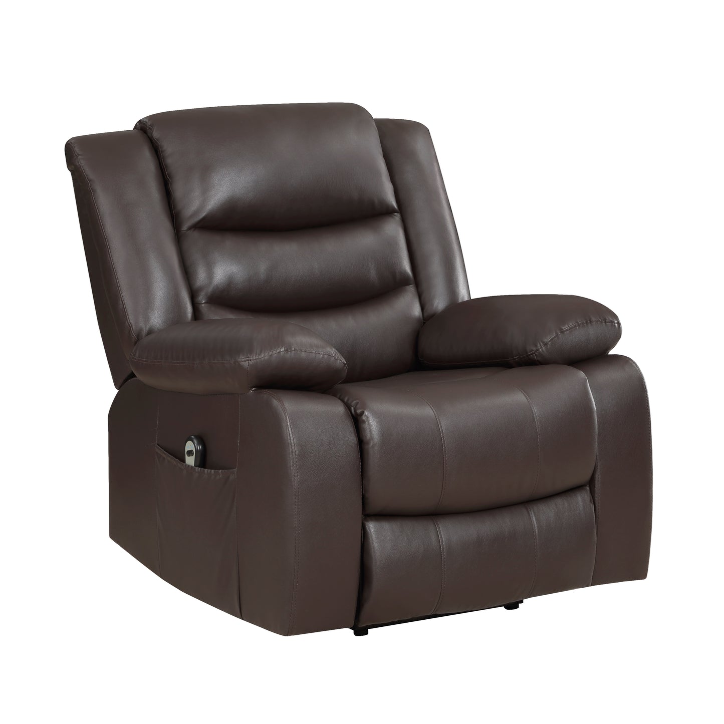 Vada Power Lift Recliner Chair - Dark Brown