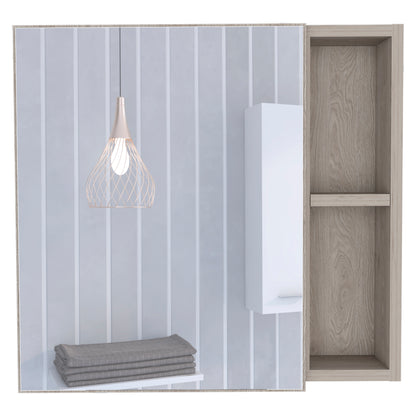 Oman Medicine Cabinet - Light Gray