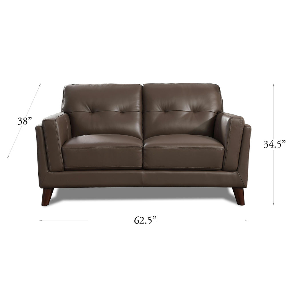 Huntington Leather Loveseat