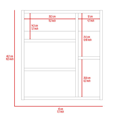 Pine Medicine Cabinet - Beige