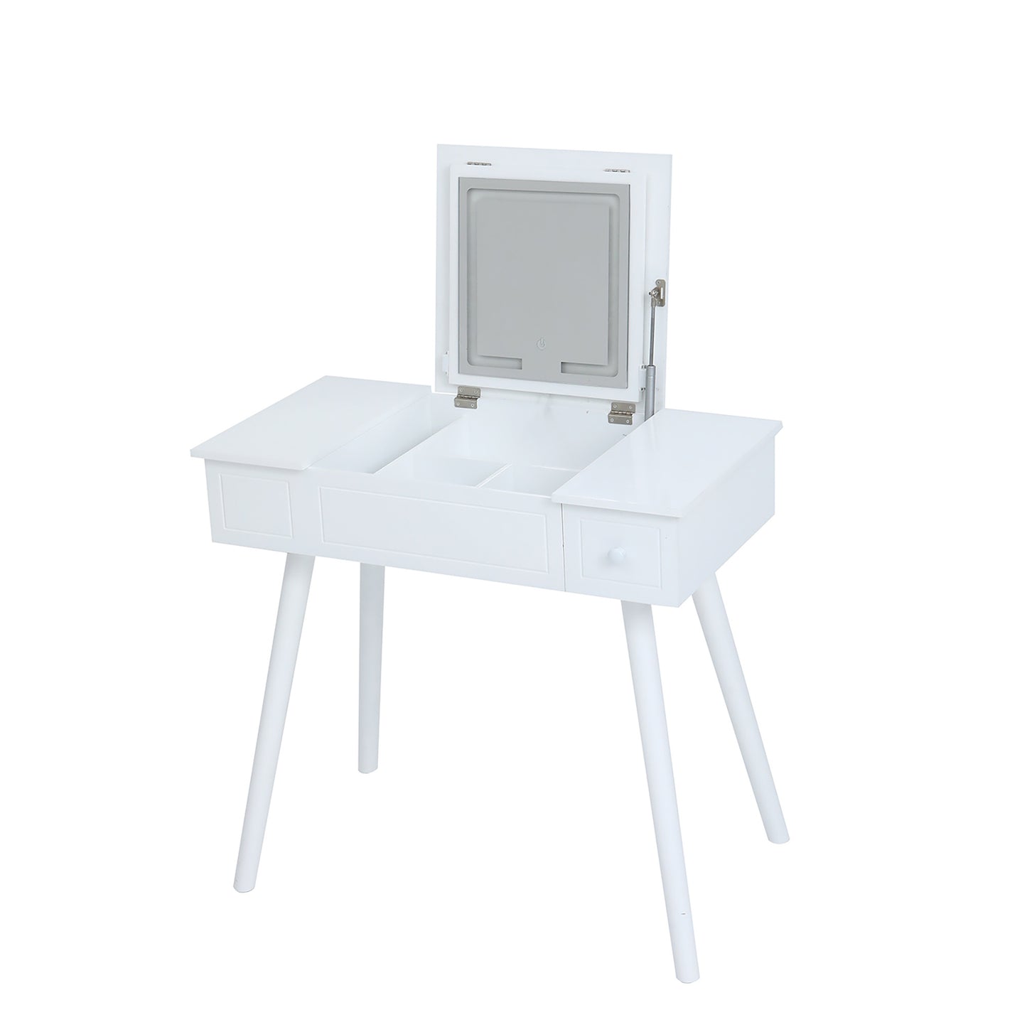 Toya Vanity Desk Set with LED Lighted Mirror