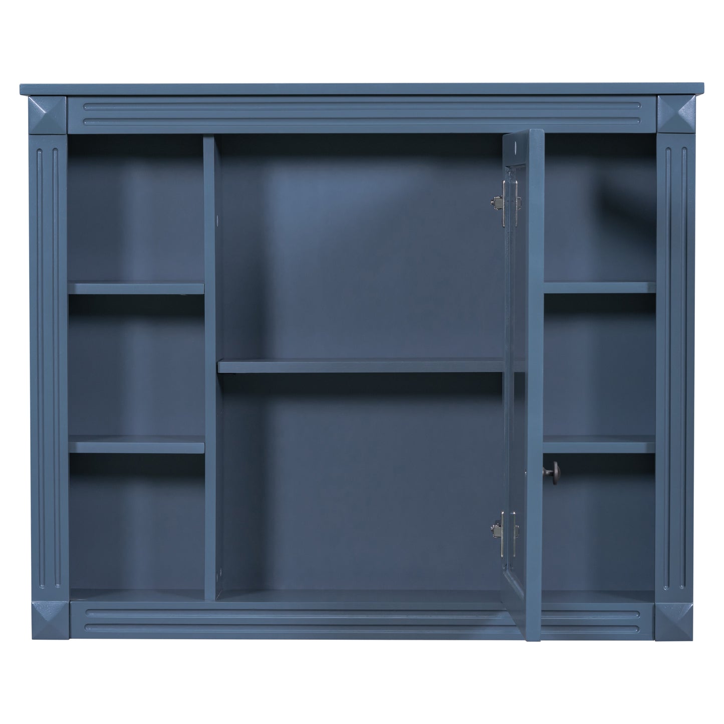 Royal Blue Wall Mounted Bathroom Storage Cabinet