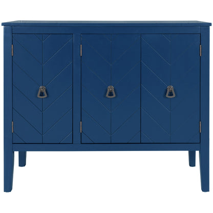 Delena Accent Storage Cabinet - Navy Blue