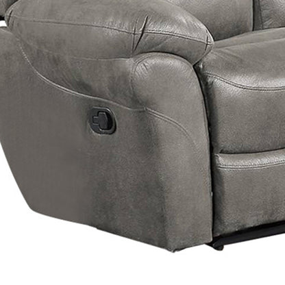 Betty Power Reclining Loveseat - Gray