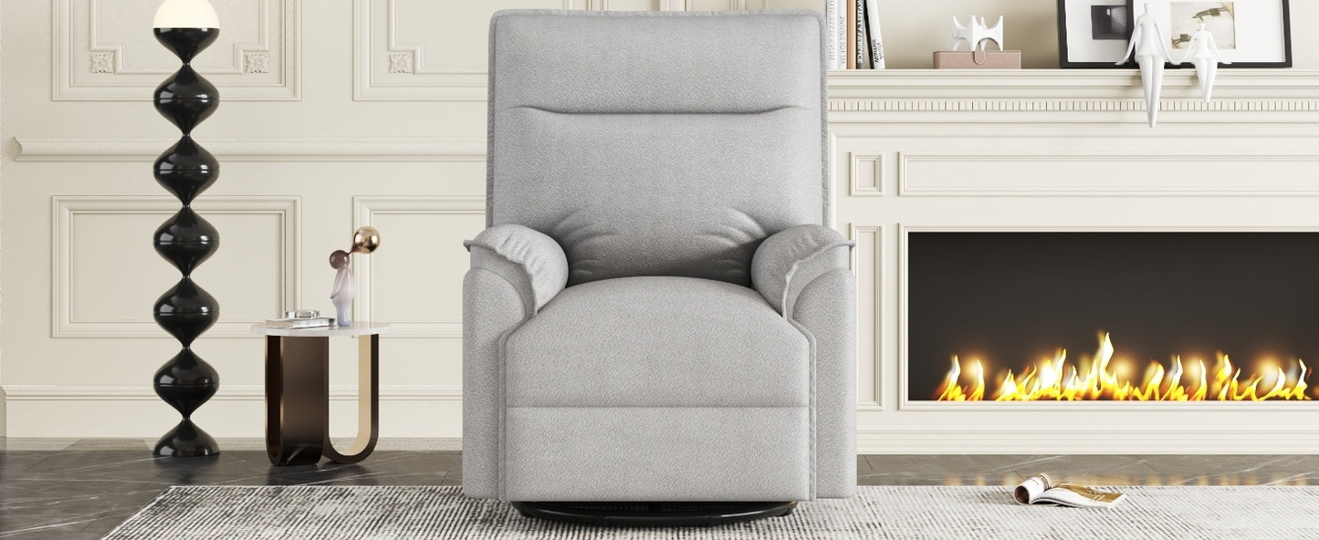 Hano 360° Swivel Recliner Chair - Gray