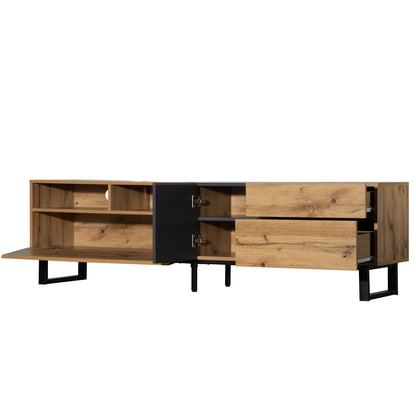 Vato Modern TV Stand Entertainment Center - Wood