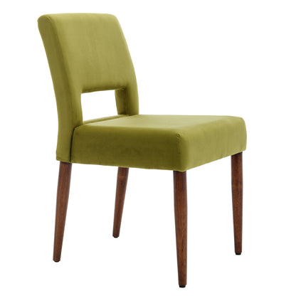 Giordano Dining Chairs with Solid Wood (Set of 2) - Green