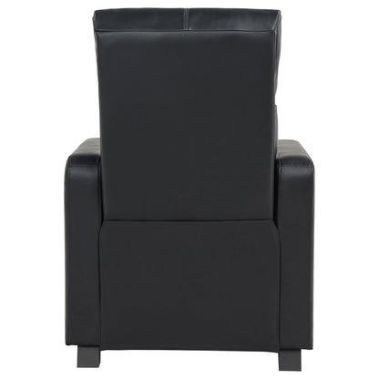 Austin Push-Back Recliner - Black