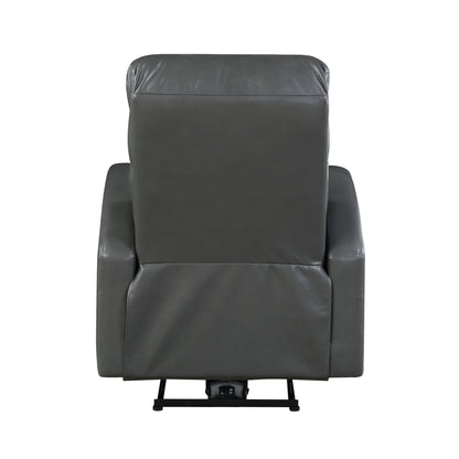 Molina Faux Leather Power Reclining Chair - Gray