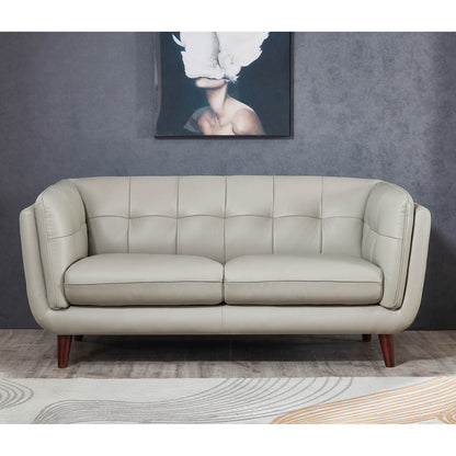 Solana Leather Loveseat