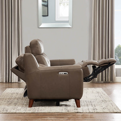 Torino Power Headrest Zero Gravity Reclining Loveseat - Brown