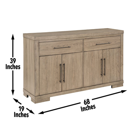 Napa Sideboard Buffet - Light Brown