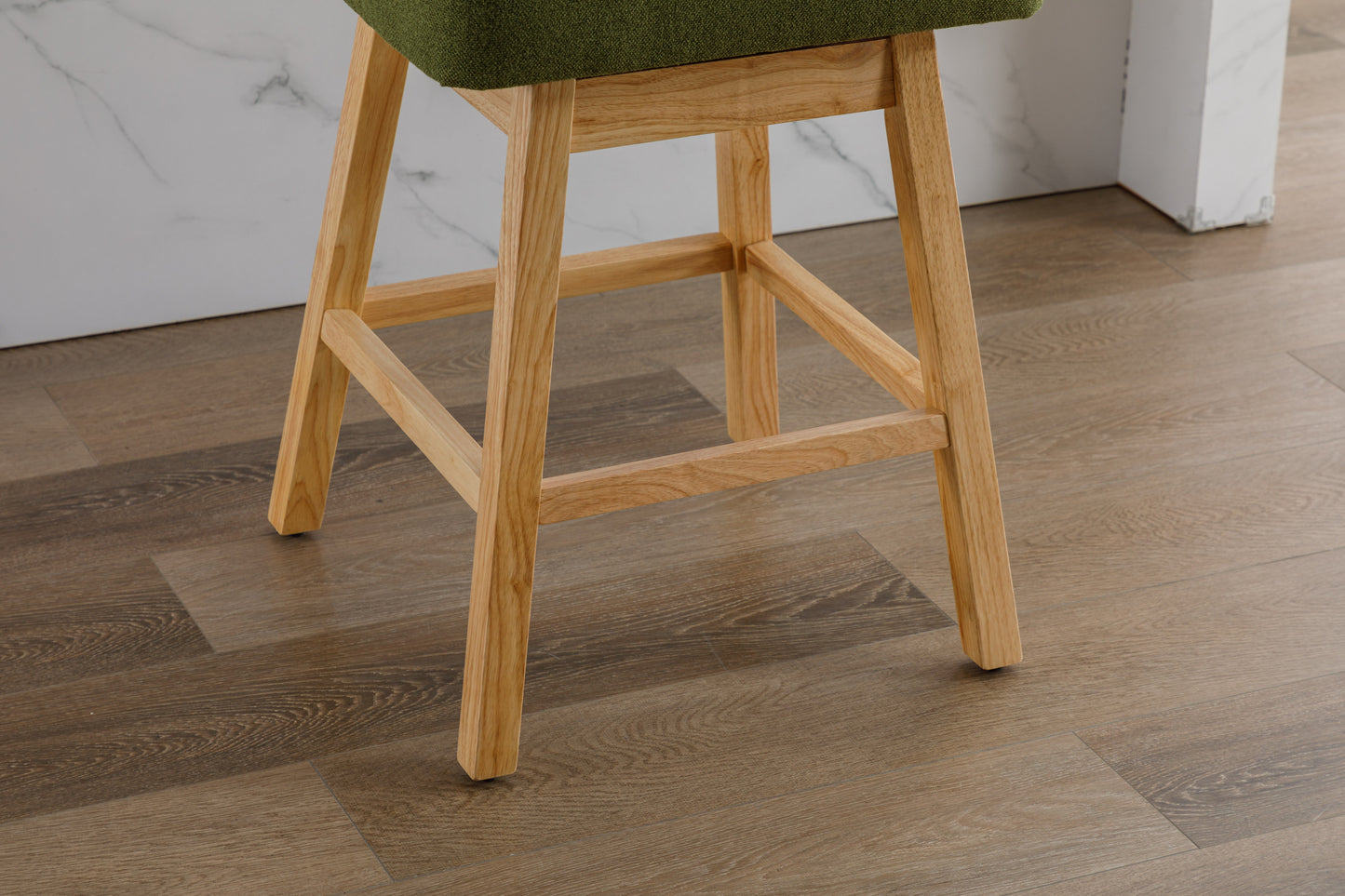 COOLMORE Bar Stools - Green Set of 2