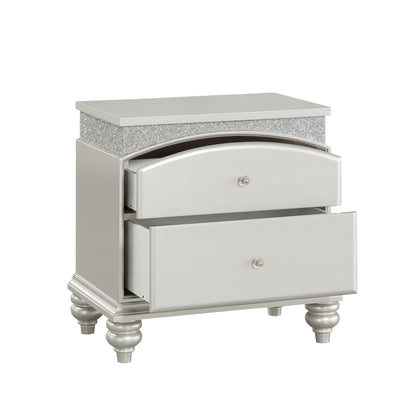 Maverick Nightstand - Platinum