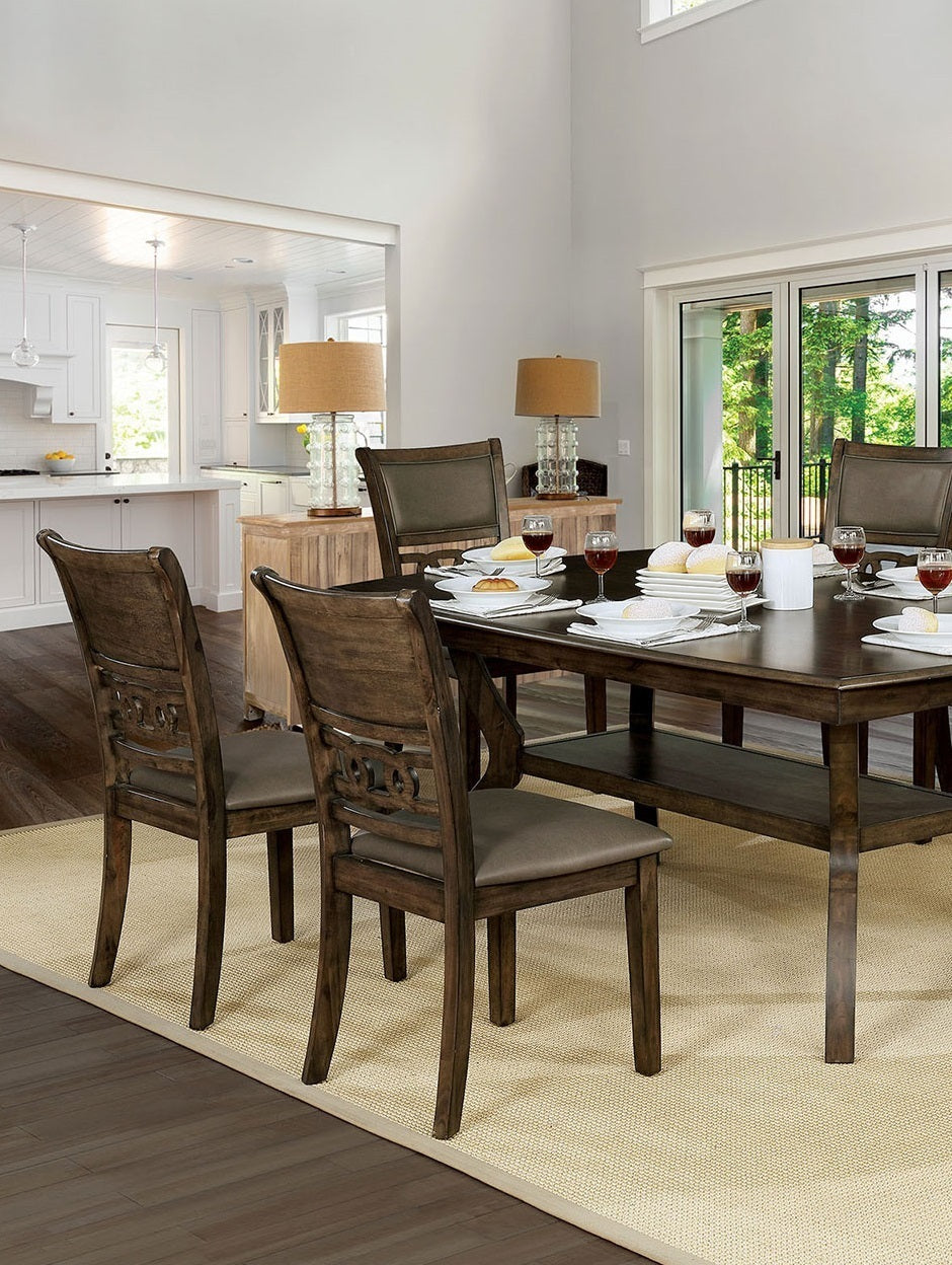 Watson Dining Chairs (Set of 2) - Walnut+Warm Gray