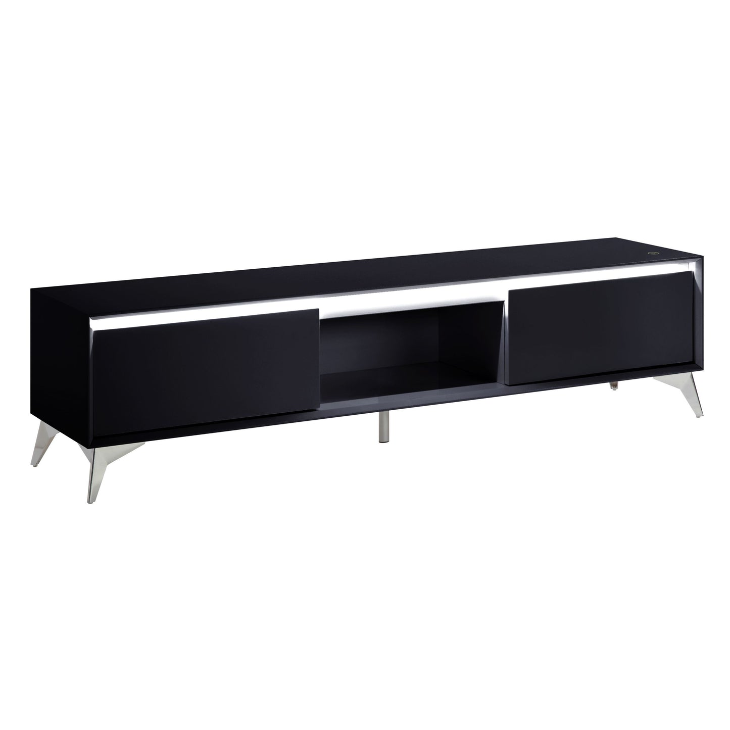 Raceloma TV stand with LED Lights - Black