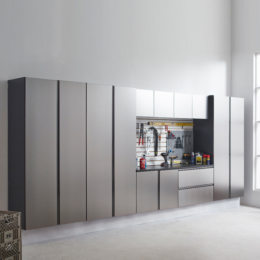 Nova Utility Storage  Cabinet  - Metallic Gray