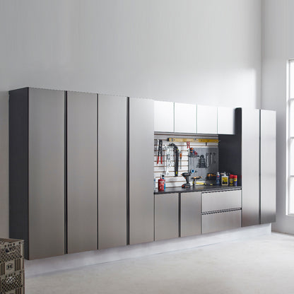 Nova Utility Storage  Cabinet  - Metallic Gray