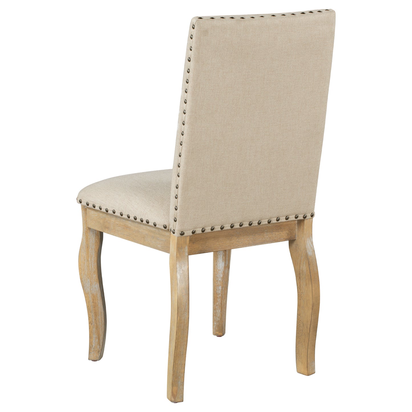 Stanley Dining Chairs with Nailhead (Set of 4) - Natural