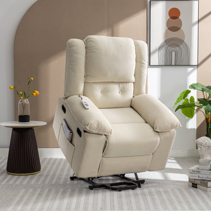 Euphoria Power Lift  Massage Recliner Chair - Beige