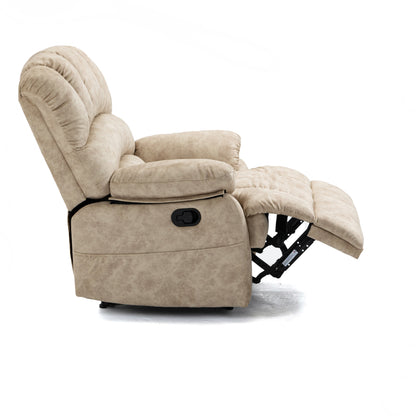 Thomson Large Fabric Recliner Chair - Beige