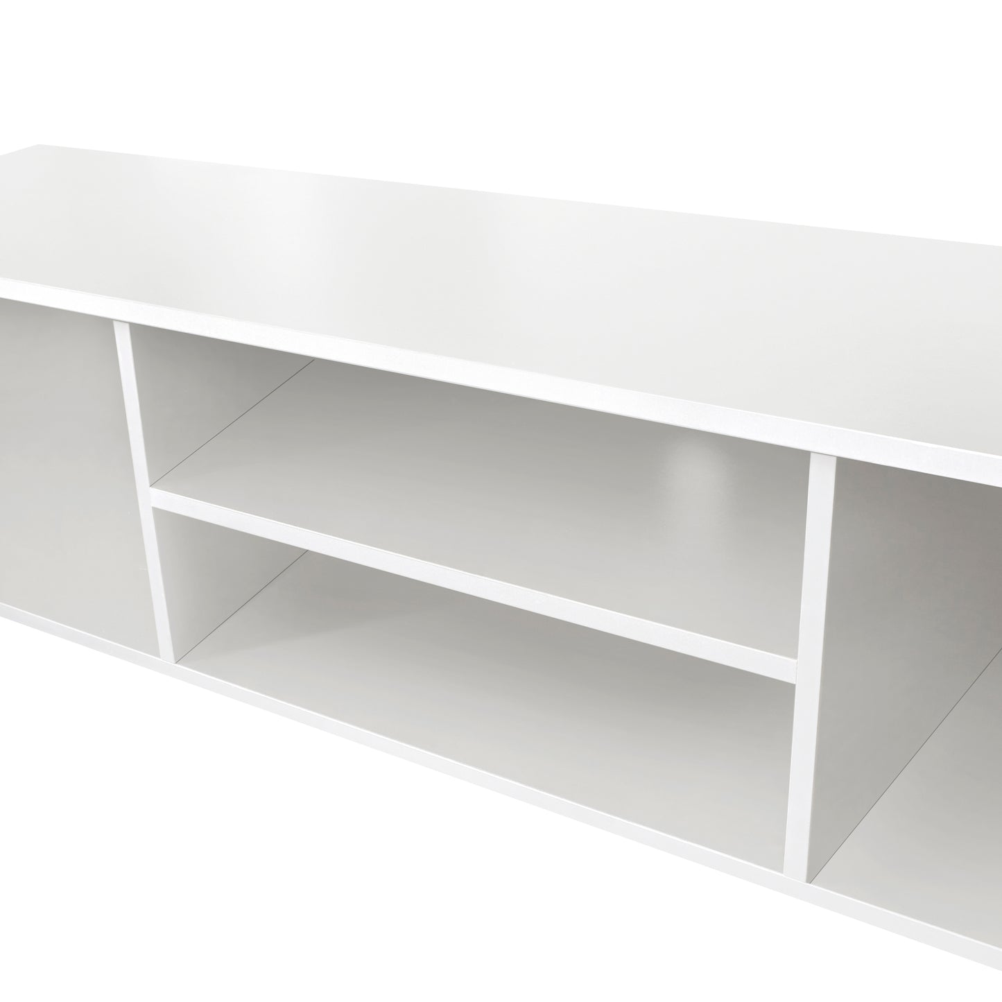 Jared TV Stand Media Console Entertainment Center - White