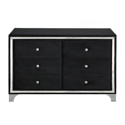 Go Green Woods Monica Velvet Upholstered Double Dresser