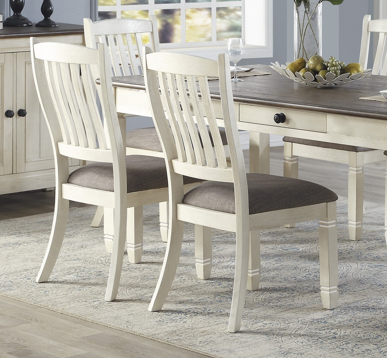 Preston Dining Chair (Set of 2) - Antique White