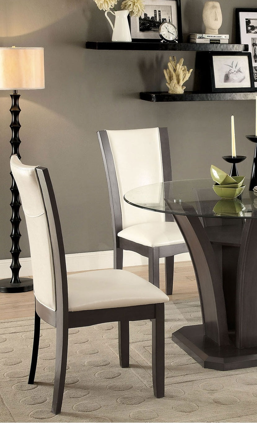 Tova Dining Chair (Set of 2) - White+Gray