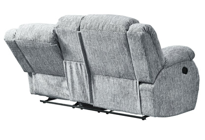 Stonic Recliner Console Loveseat - Gray