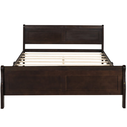 Urban Fusion Full Size Wood Platform Bed - Espresso