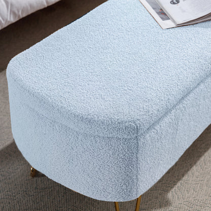 Fur Storage Bench - Blue