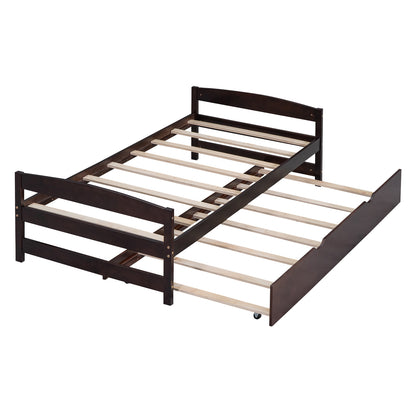 Array Twin Size Daybed with Twin Size Trundle - Espresso