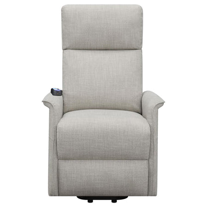 Morgan Power Lift Recliner with Massage Function - Beige