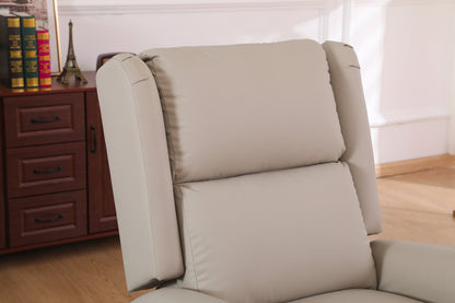 Daniela 360 Swivel Manual Recliner - Beige