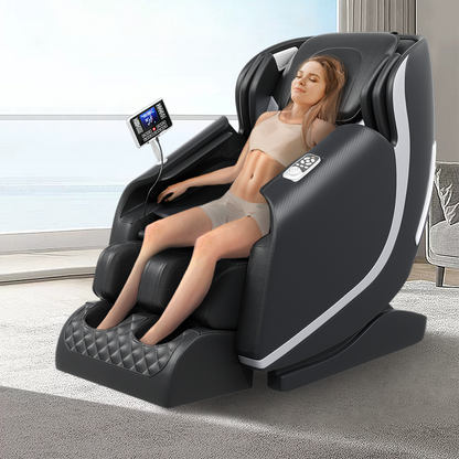 Macias Massage Chair Zero Gravity Full Body - Black