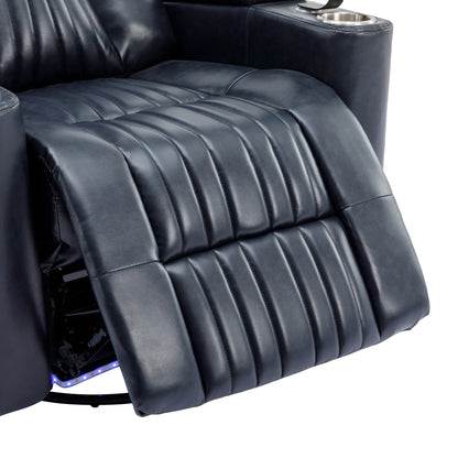 Comfort Max 270 Degree Swivel Power Recliner - Blue