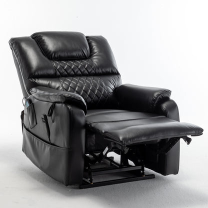 Eriga Power Lift Recliner Chair (180 degree lying flat) - Black