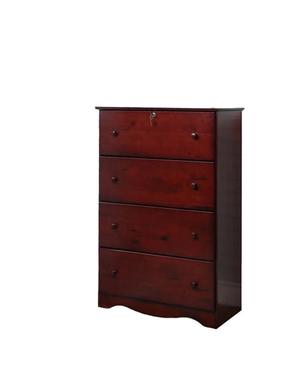 Go Green Woods 4 Drawer Solid Wood Chest