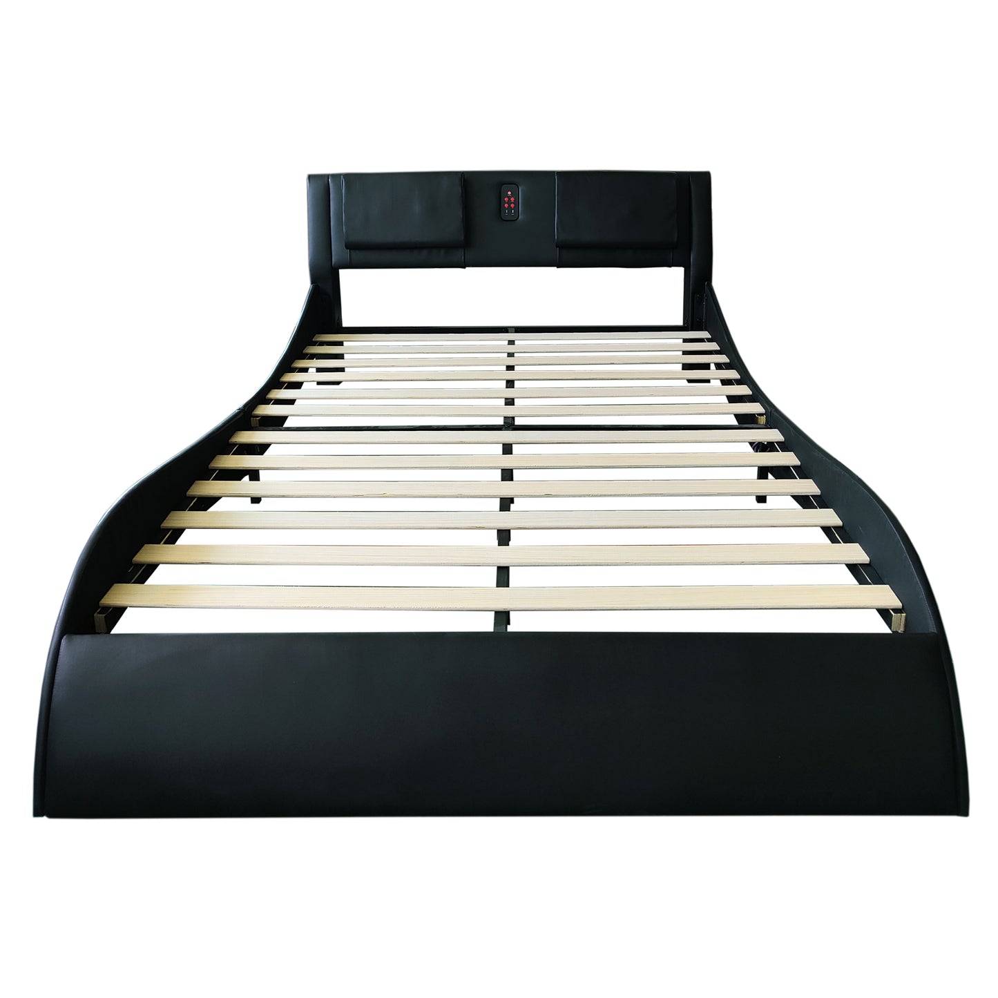 Sonic Control Queen Size Platform Bed Frame - Black