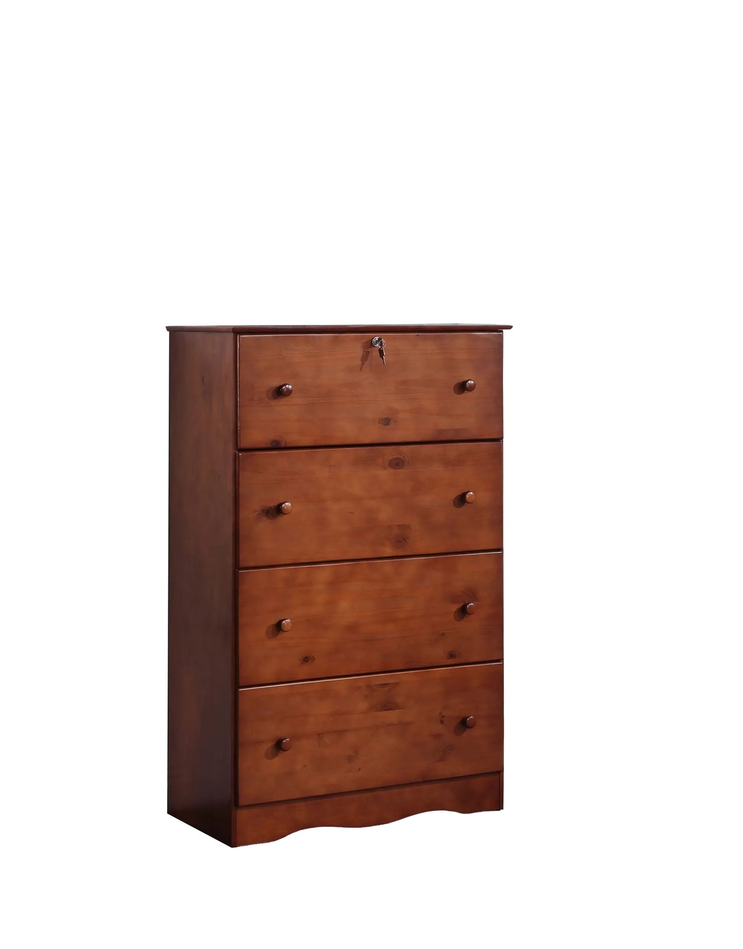 Go Green Woods 4 Drawer Solid Wood Chest