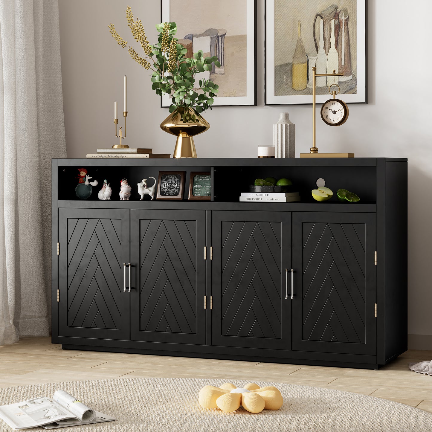 Bai Sideboard Buffet - Black